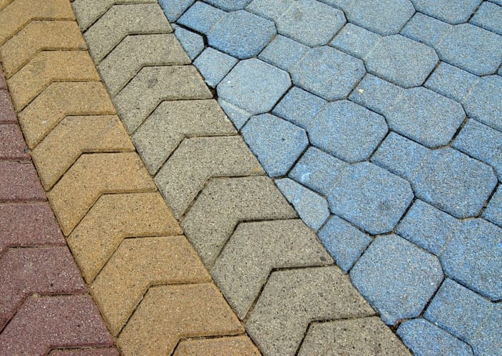 Gympie Concreters mulit-coloured concrete tiles